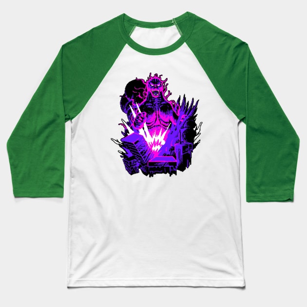 Goji Purple Baseball T-Shirt by SerhiyKrykun